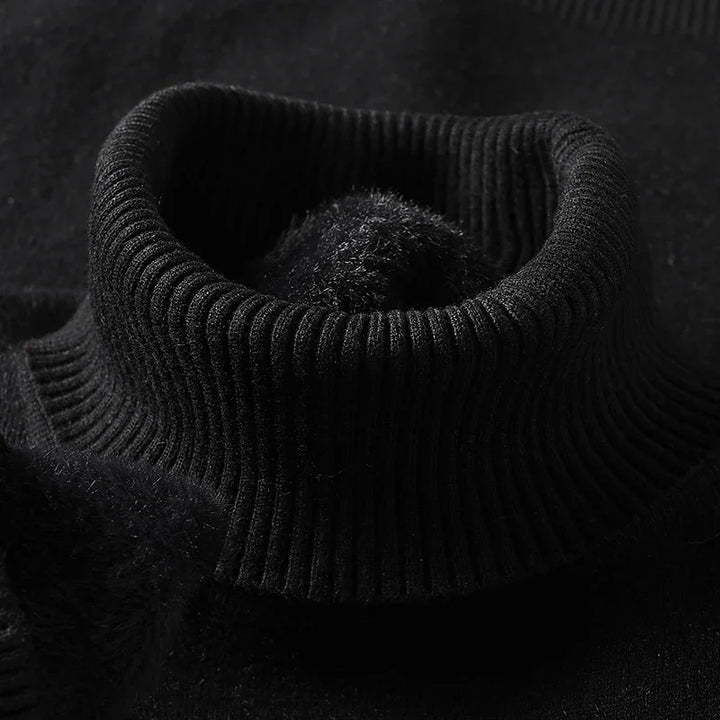 ARLO - Svetr z merino vlny s vysokým límcem
