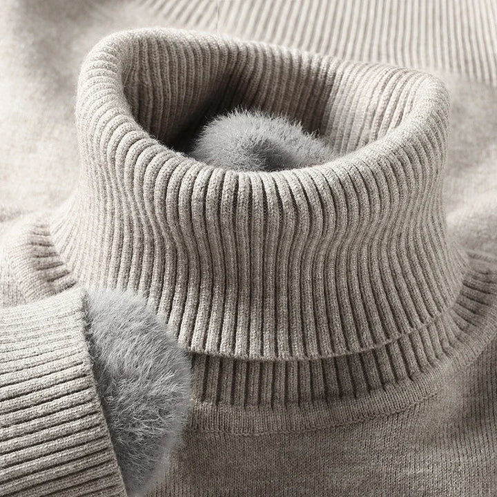 ARLO - Svetr z merino vlny s vysokým límcem