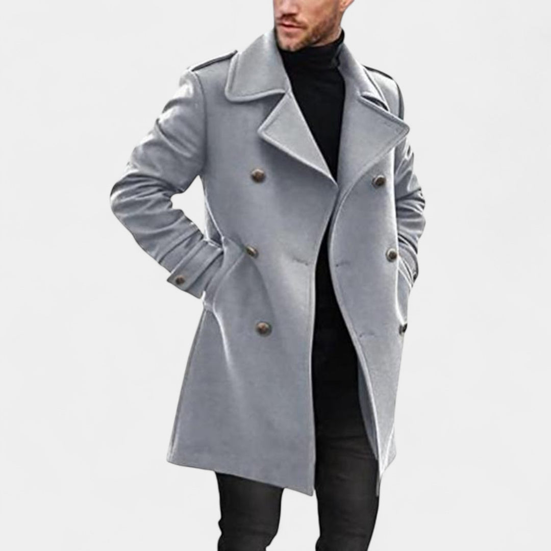 Marek – Elegantní dvouřadý kabát