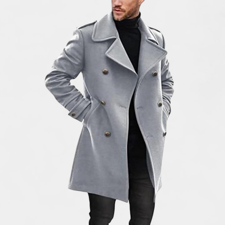 Marek – Elegantní dvouřadý kabát